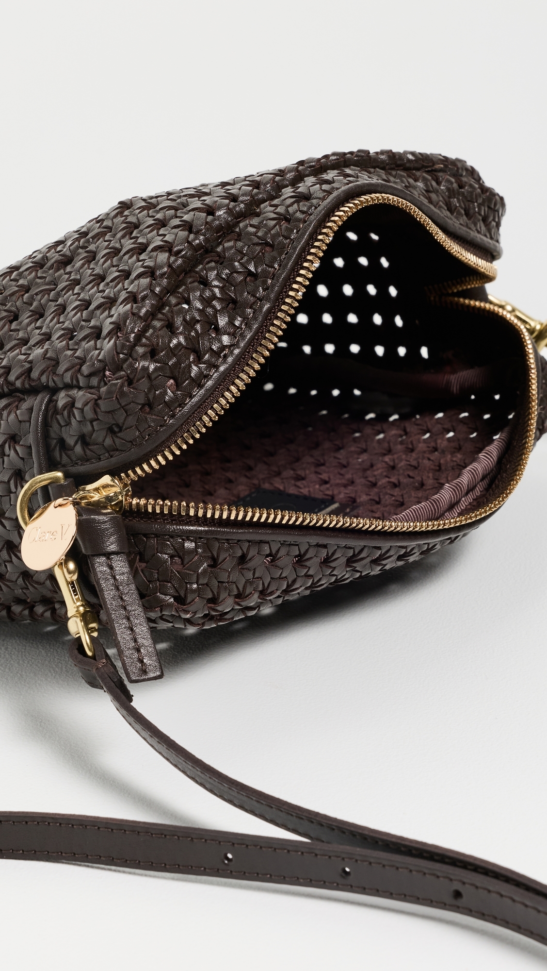 Midi Rattan Sac Crossbody Bag Chocolate One Size