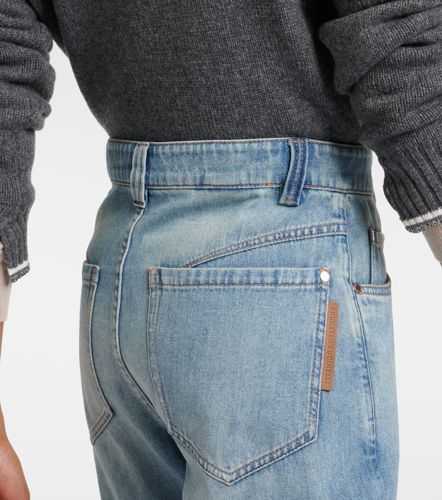 High-rise wide-leg jeans