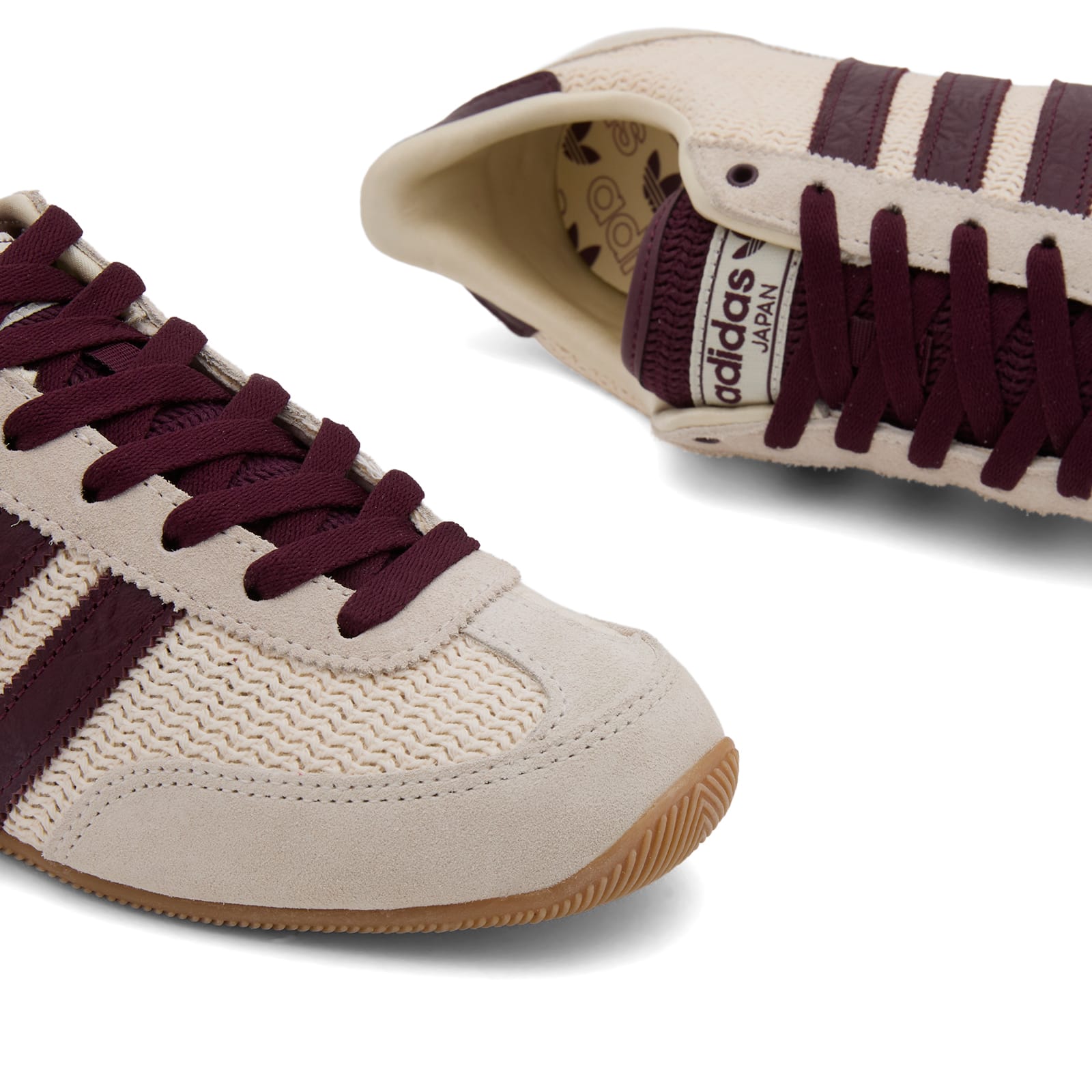 Women's Japan W Sneaker Cream White/Maroon/Gum