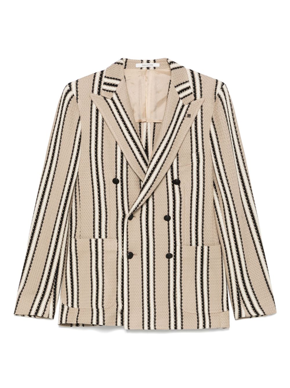 Tagliatore striped blazer - Neutrals