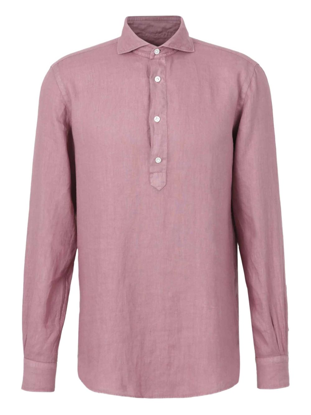 Vincenzo Di Ruggiero linen polo shirt - Red