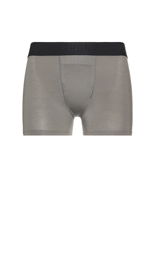 Rhone C.O.R. 4 Boxer Trunk in Grey. - XXL/2X also in L, M, S, XL/1X
