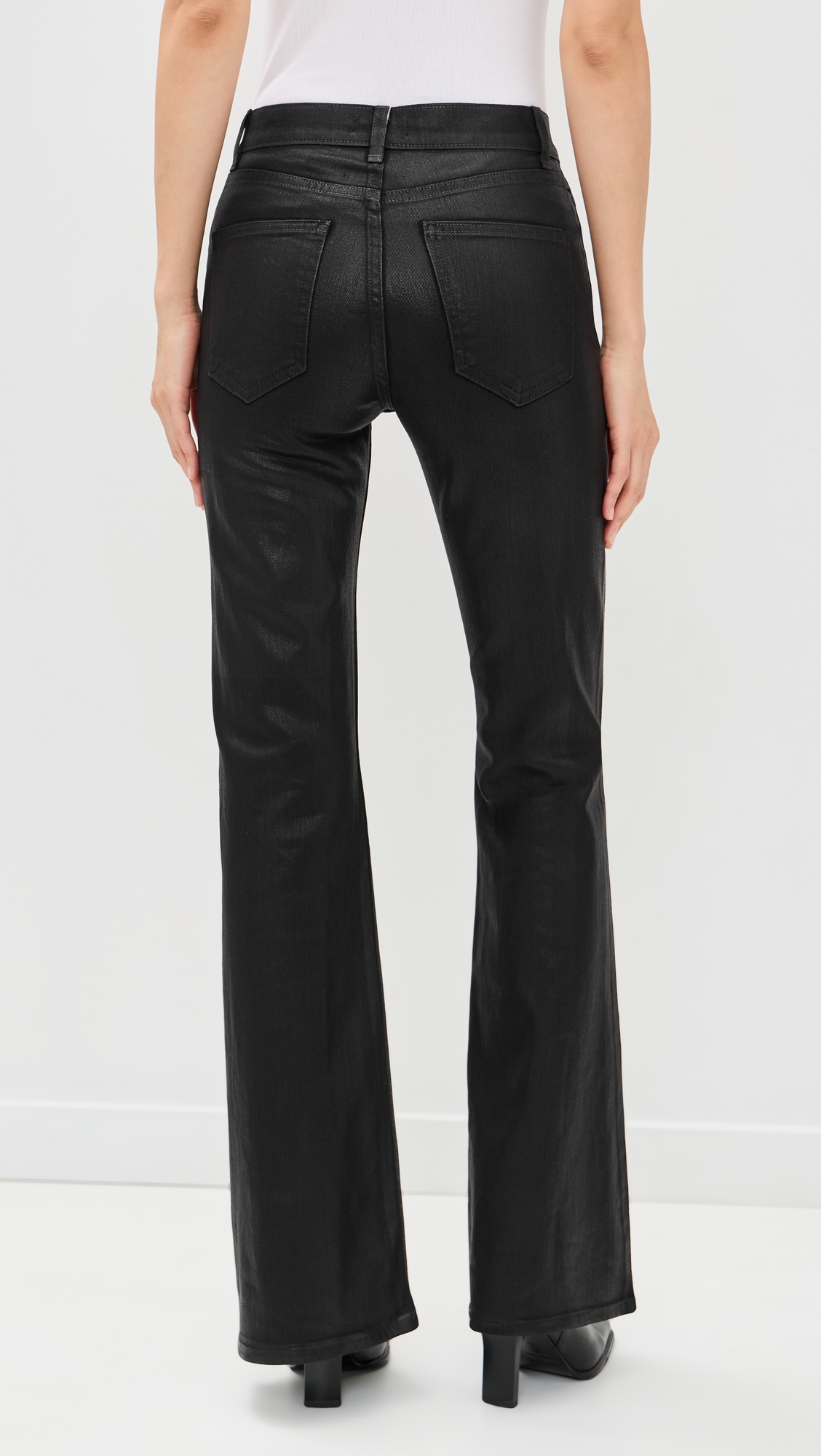 Bond Street Coated Jeans Coated Black
