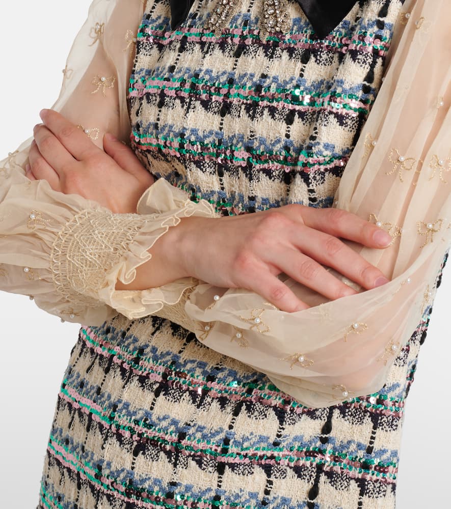 Embellished minidress