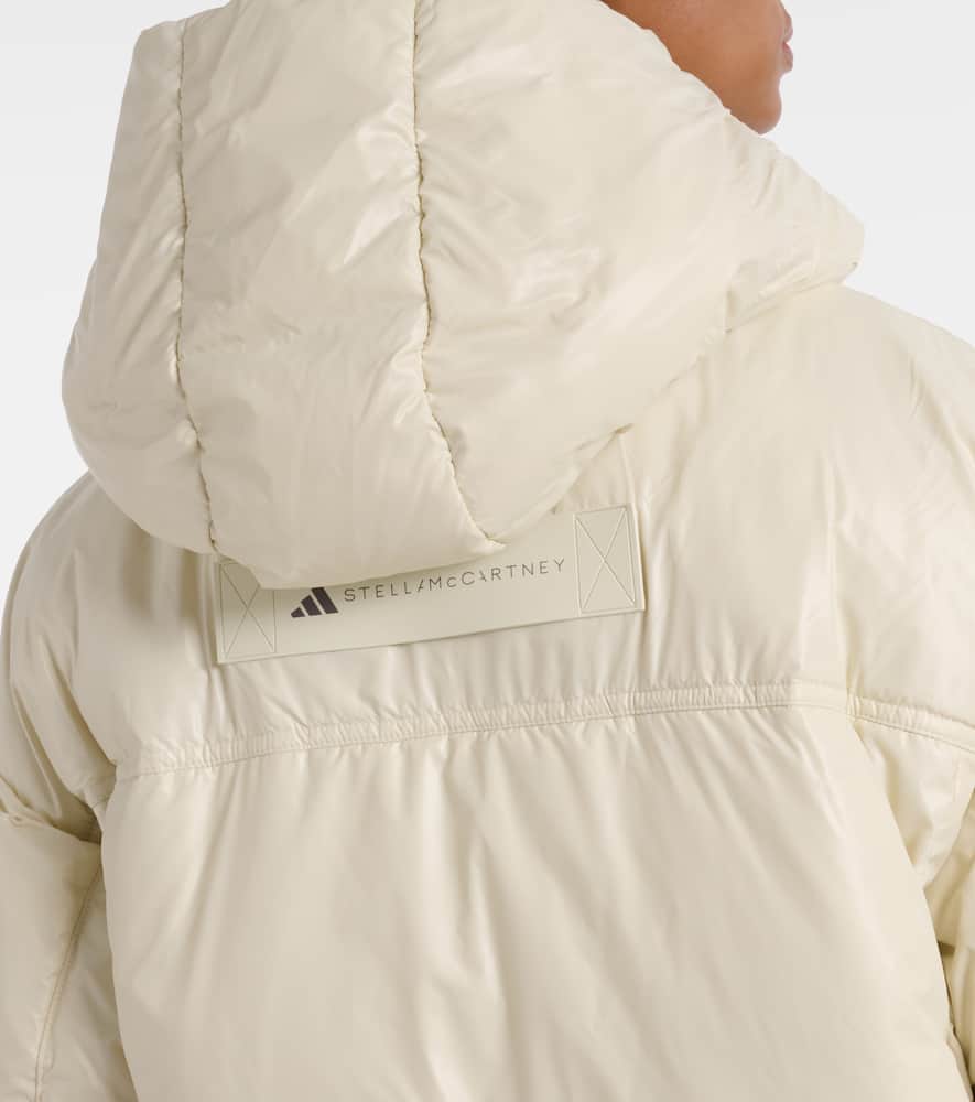 Hooded cropped jacket