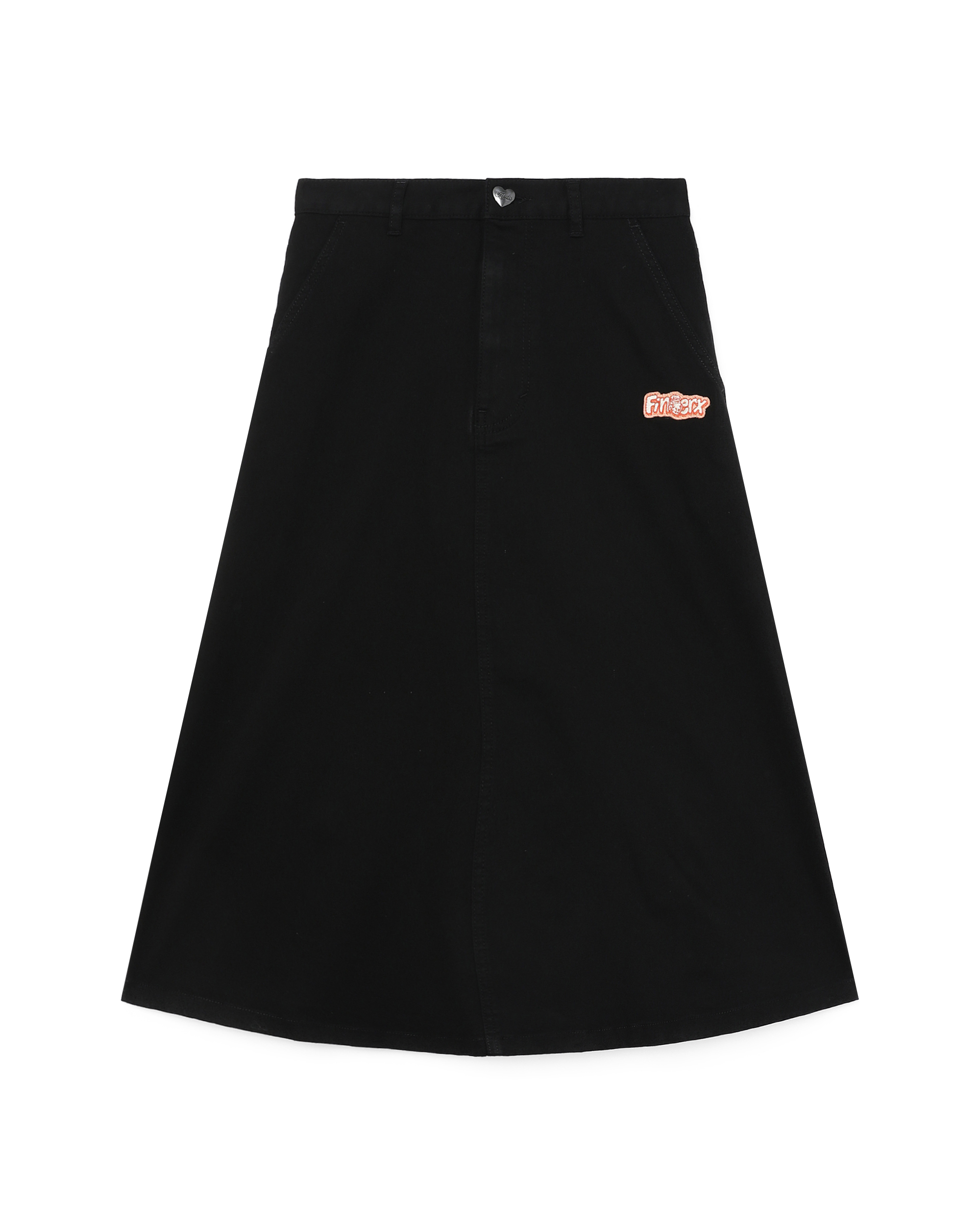 Logo midi skirt