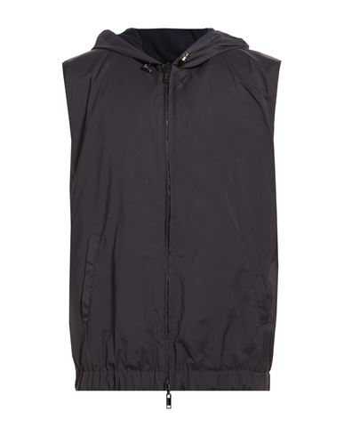 Man Vest Midnight blue Size 44 Polyester