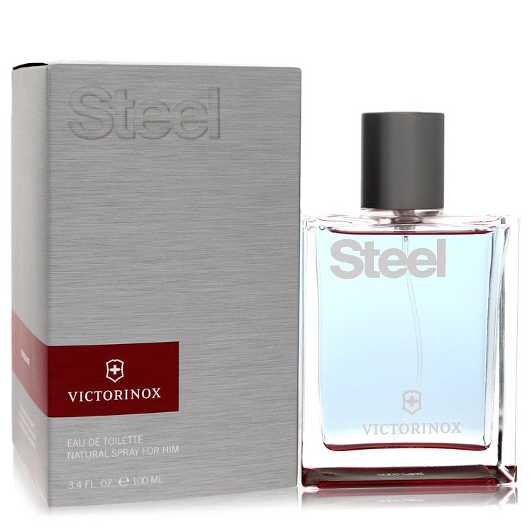 2pcs Combo Steel by Eau De Toilette Spray 3.4 oz Men