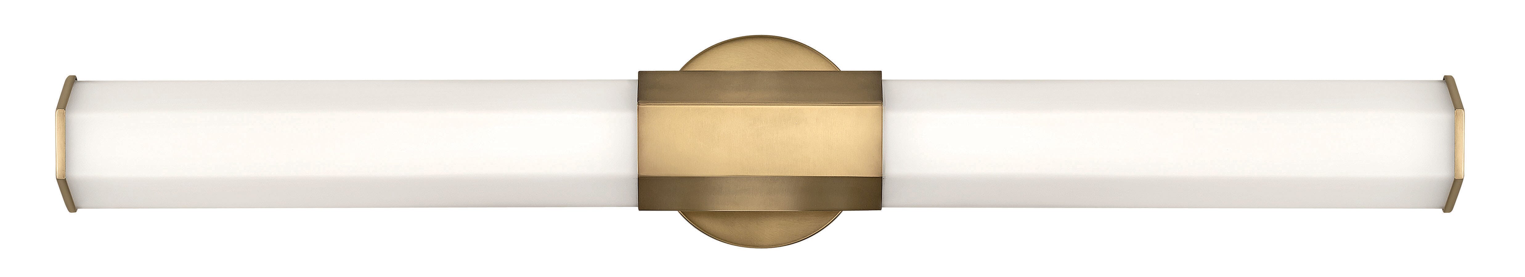 Facet Bathroom Vanity Light In Heritage Bra