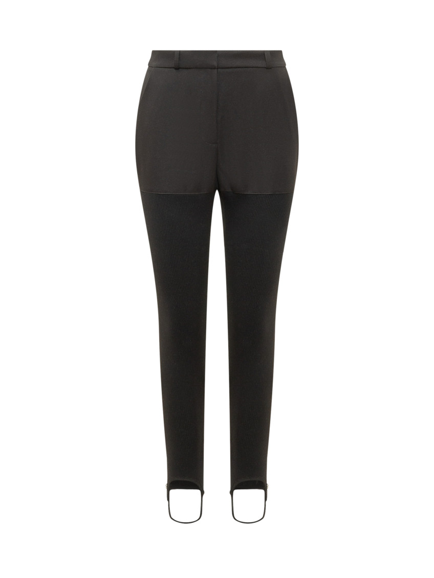 Black Slim Flat Front Pants