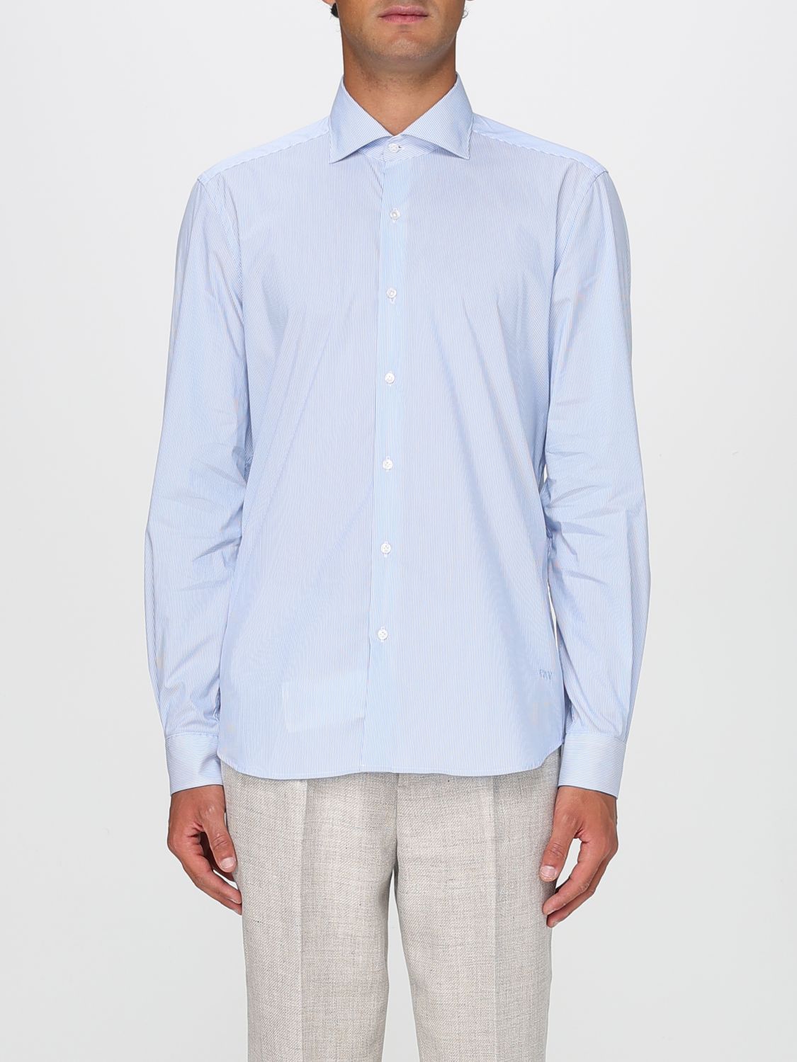 Shirt FAY Men color Sky Blue