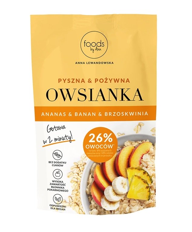 Levann - Haferbrei mit Ananas, Banane und Pfirsich - 50g