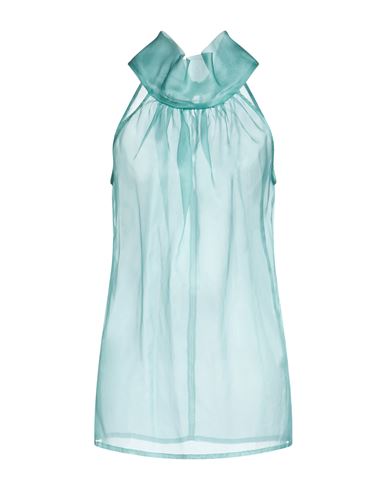 Woman Top Sage green Size 8 Silk