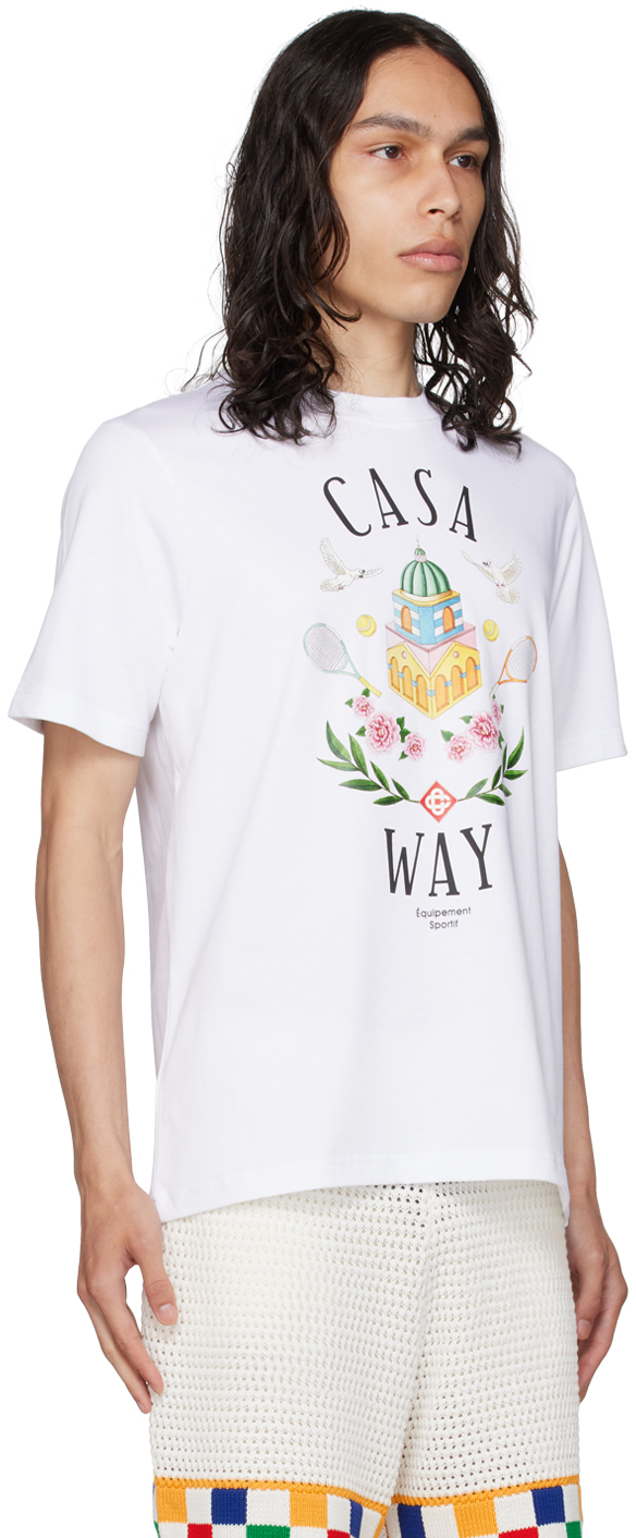 Casablanca White Casa Way T-Shirt