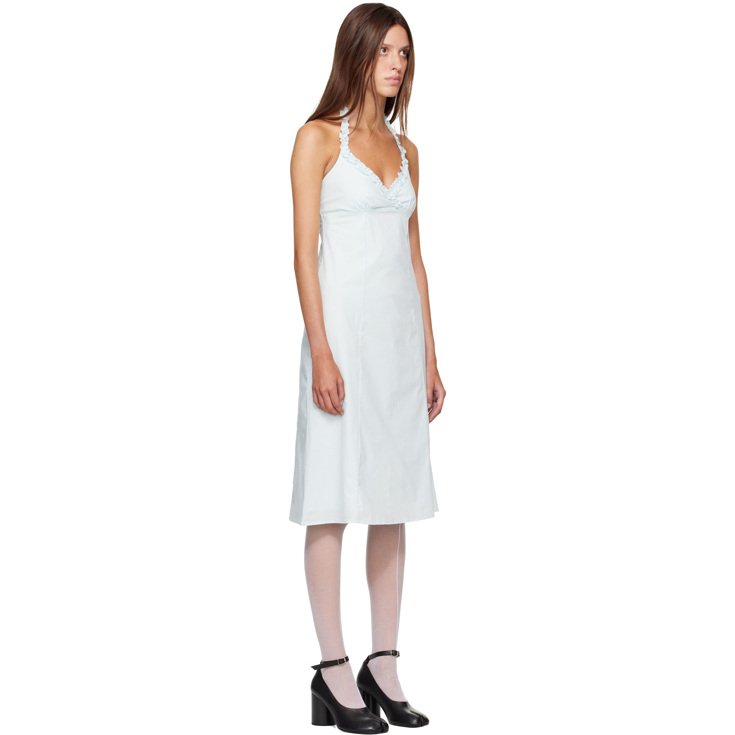 Blue Sky Halter Midi Dress