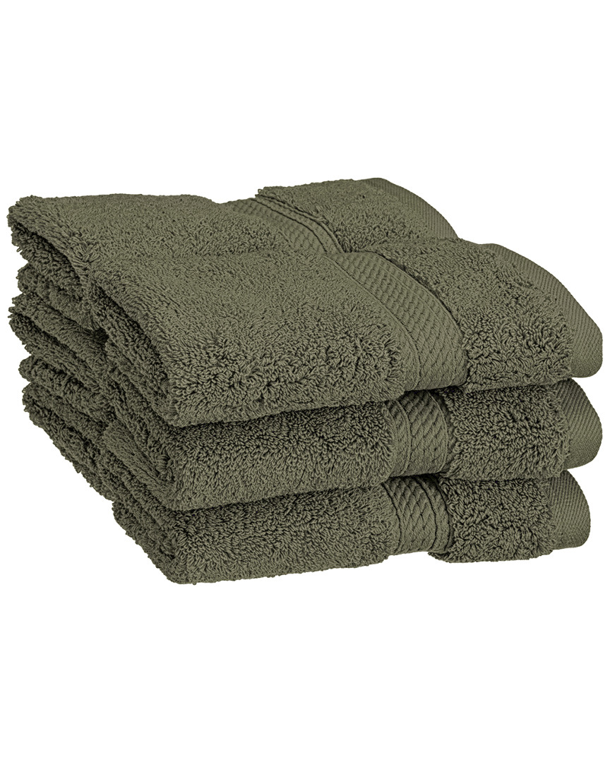Superior Solid 6Pc Absorbent Face Egyptian Cotton Towel Set