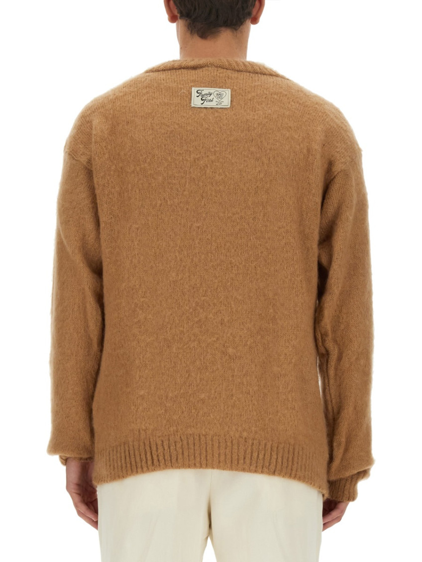 Brown V Neck Cardigans