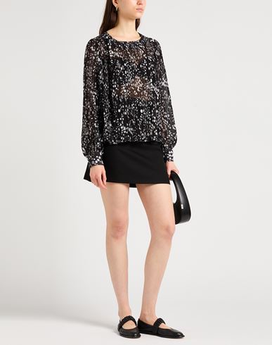 Woman Top Black Size 4 Polyester