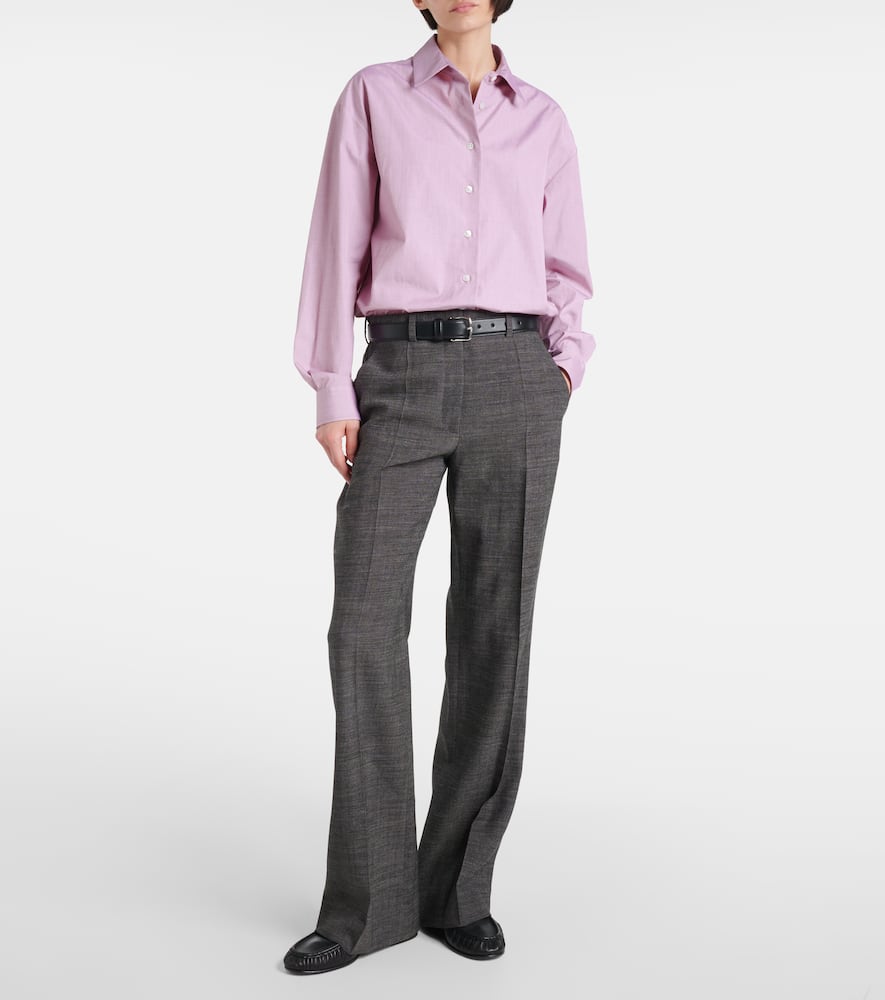 Gandal virgin wool straight pants