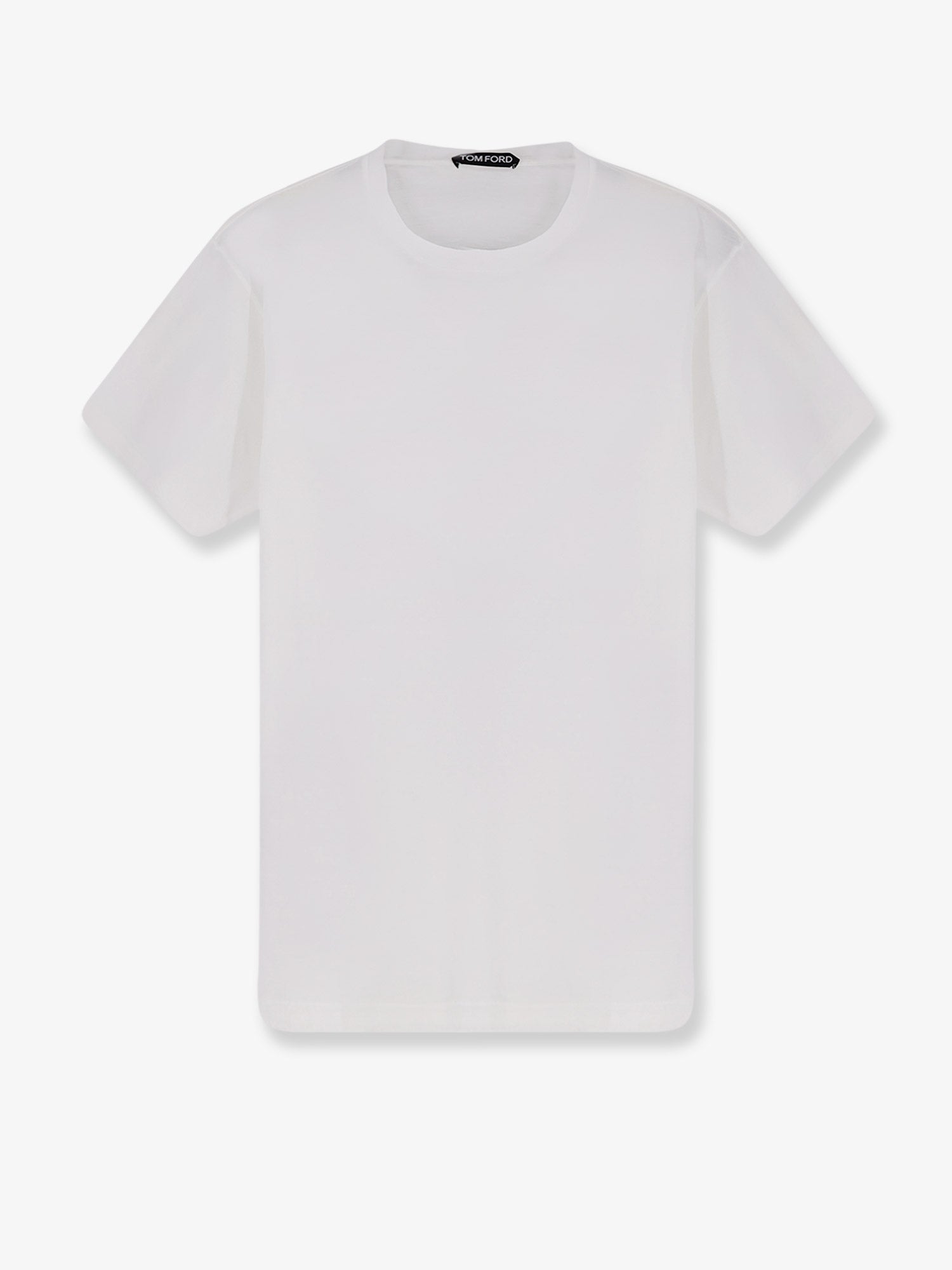 Cotton and Silk Crew-Neck T-Shirt — White
