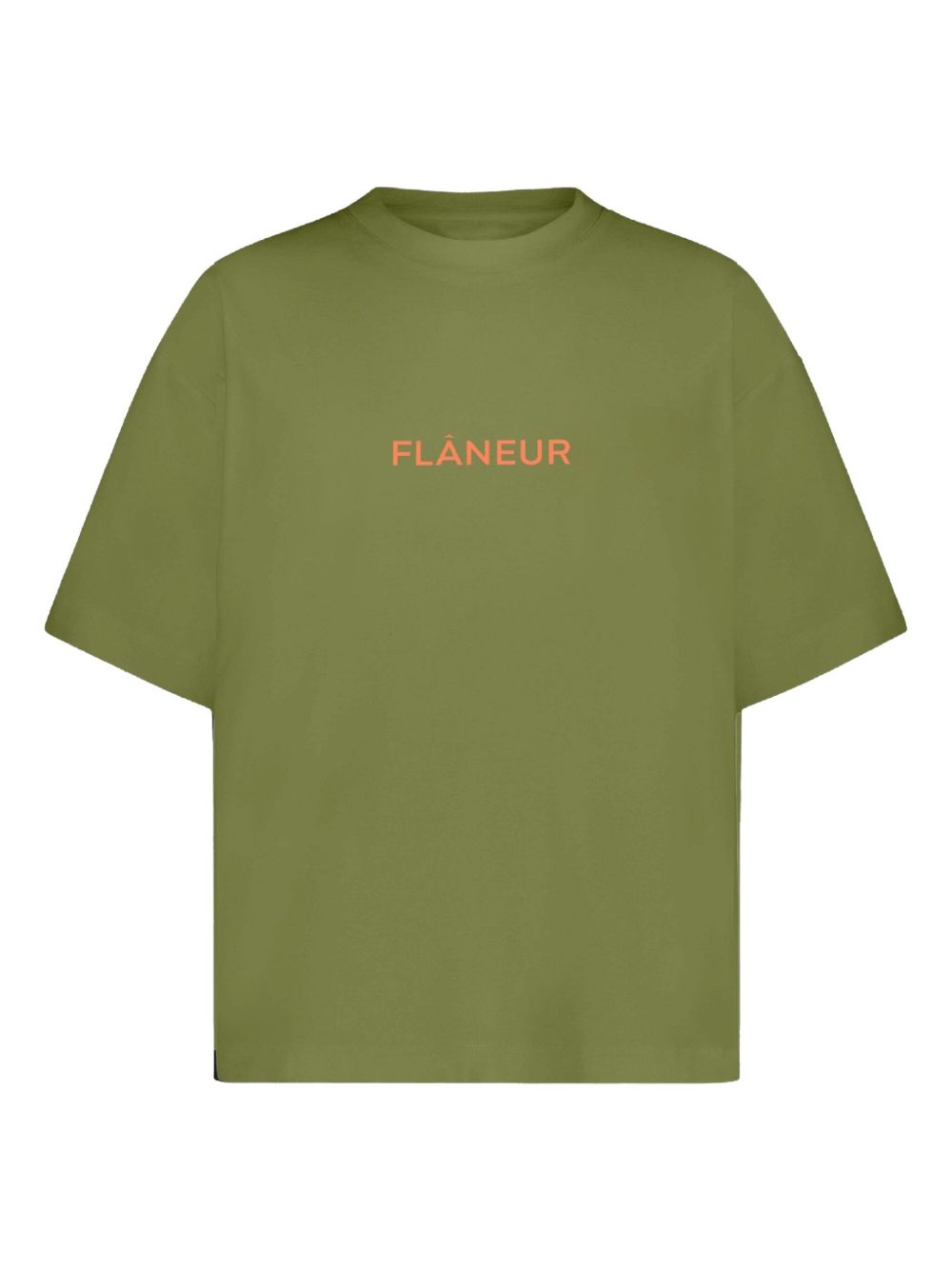 FLÂNEUR logo-print T-shirt - Green