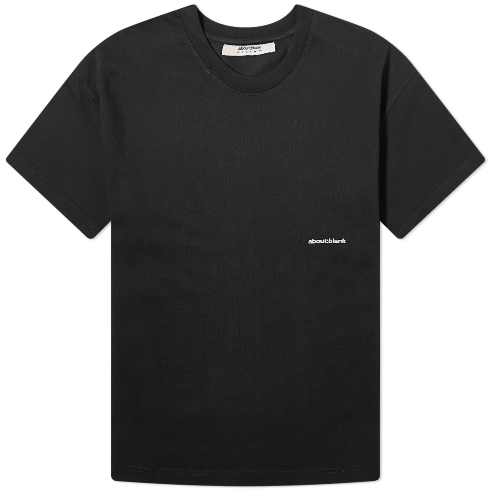 Men's Box Logo T-Shirt in Black/Ecru
