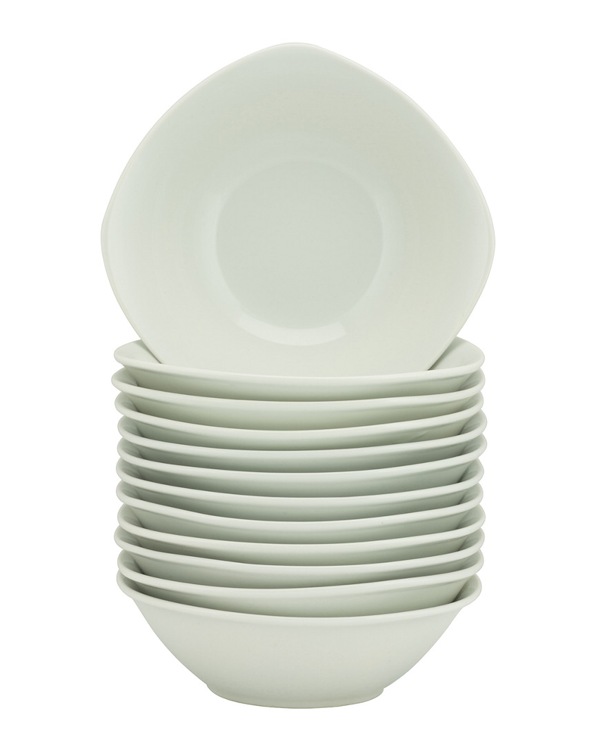 Set of Twelve Square Cereal Bowls