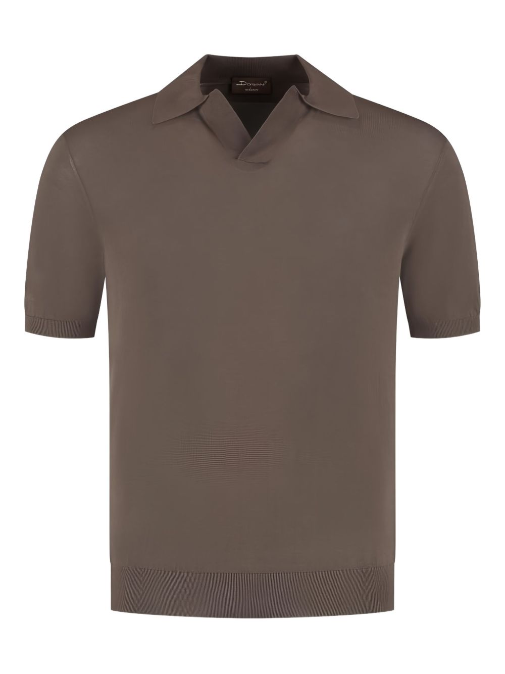 Doriani Cashmere short-sleeved T-shirt - Brown