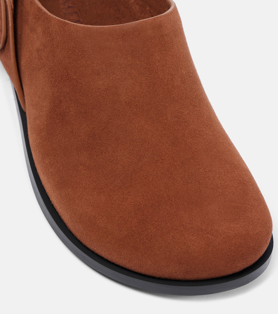 A. Emery Louis suede slingback flats