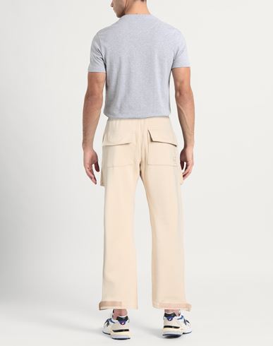 Man Pants Beige Size L Cotton