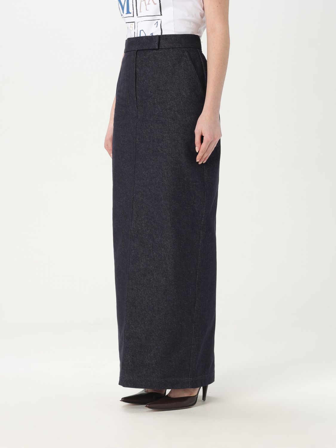 Skirt MAX MARA Woman color Blue