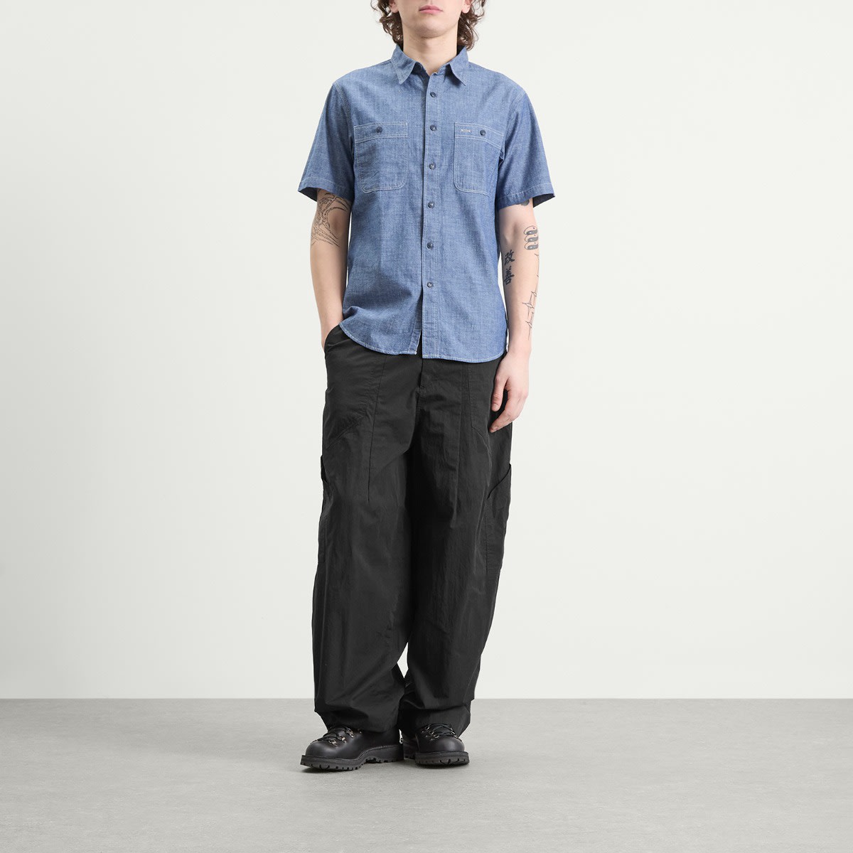 Men's Craftsman Chambray Shirt Indigo