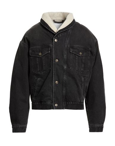 Man Denim outerwear Charcoal Size L Organic cotton