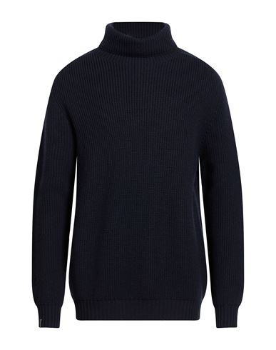 Man Turtleneck Midnight blue Size 42 Merino Wool