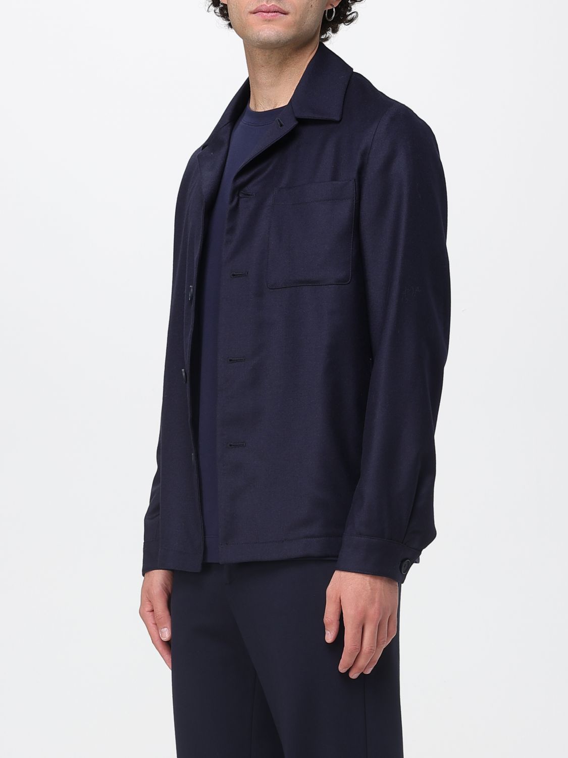 Jacket Men color Blue