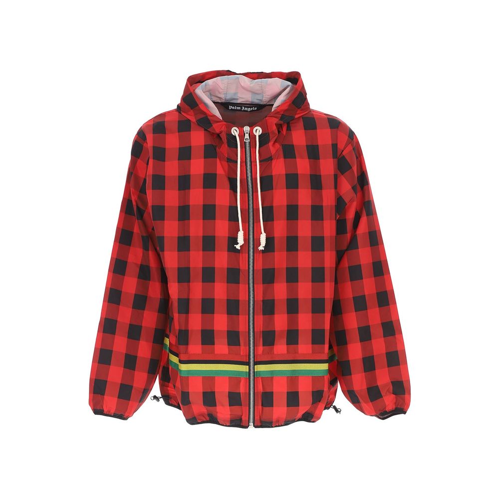 Buffalo Check Shell Jacket — Red