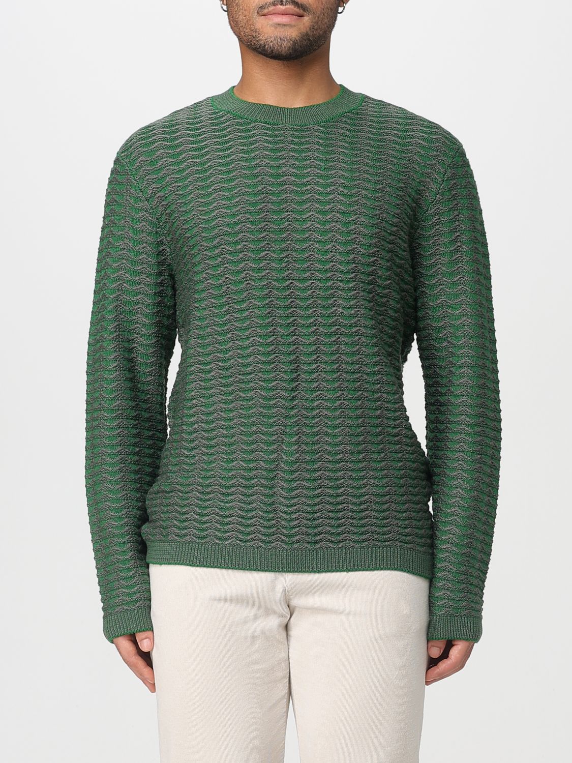 Sweater Men color Green