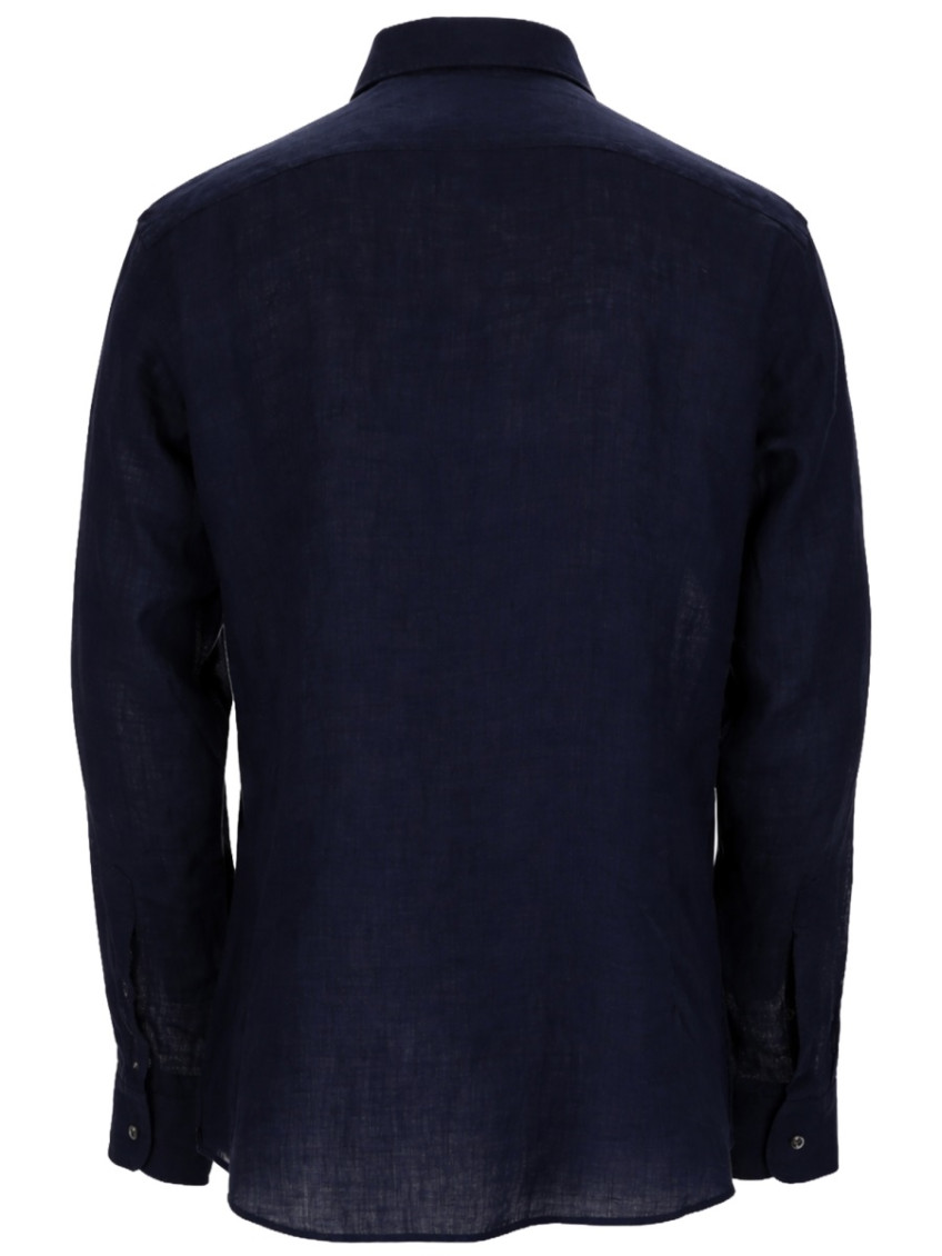 Blue Regular Solid Shirt