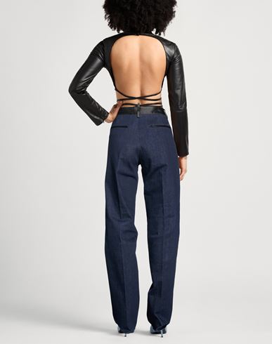 Woman Jeans Blue Size 2 Cotton, Elastane