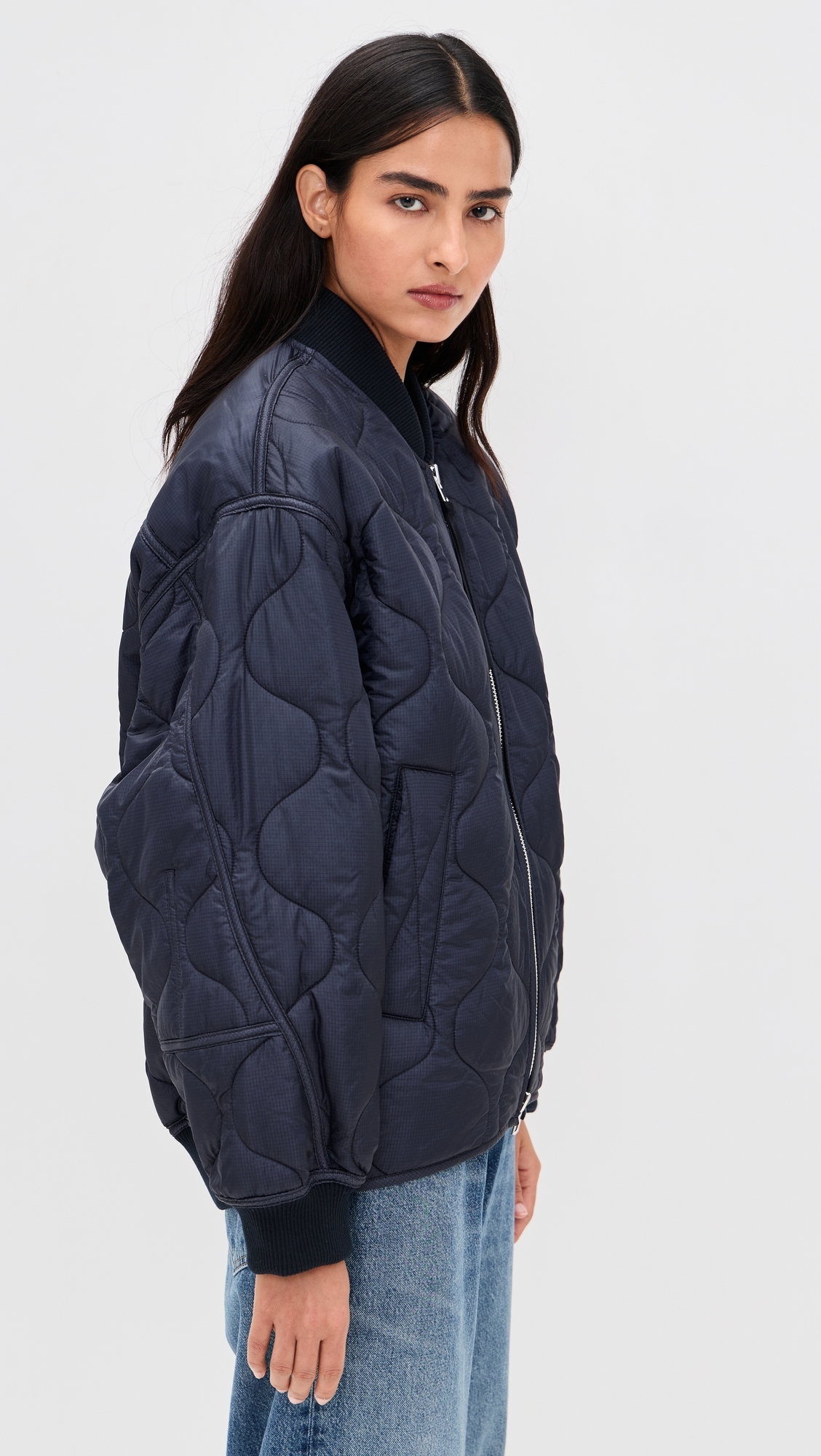 Isla Quilted Jacket Bourbon