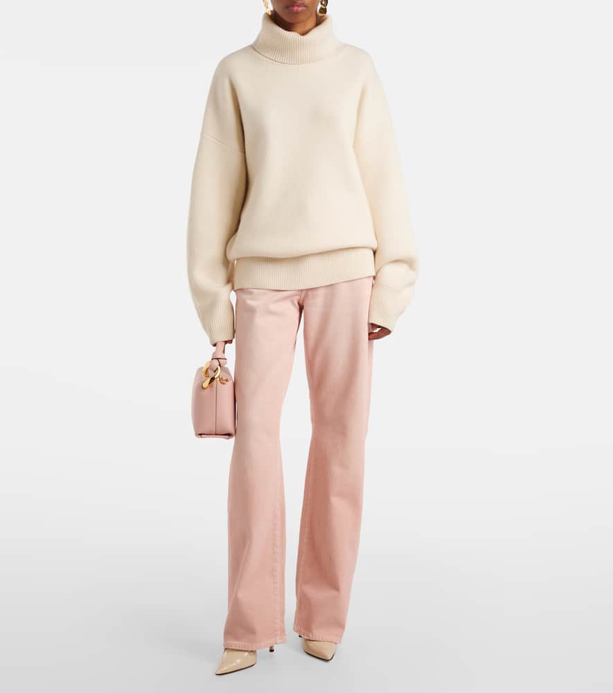 Tess high-rise straight jeans