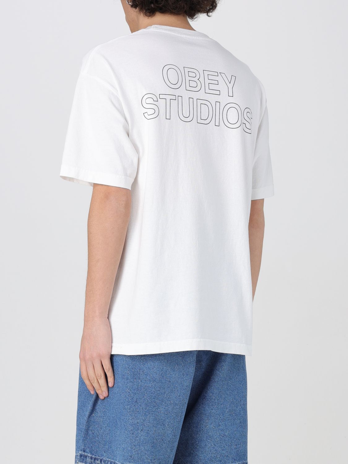 T-Shirt OBEY Men color White