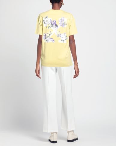 Off-white Woman T-shirt Light yellow