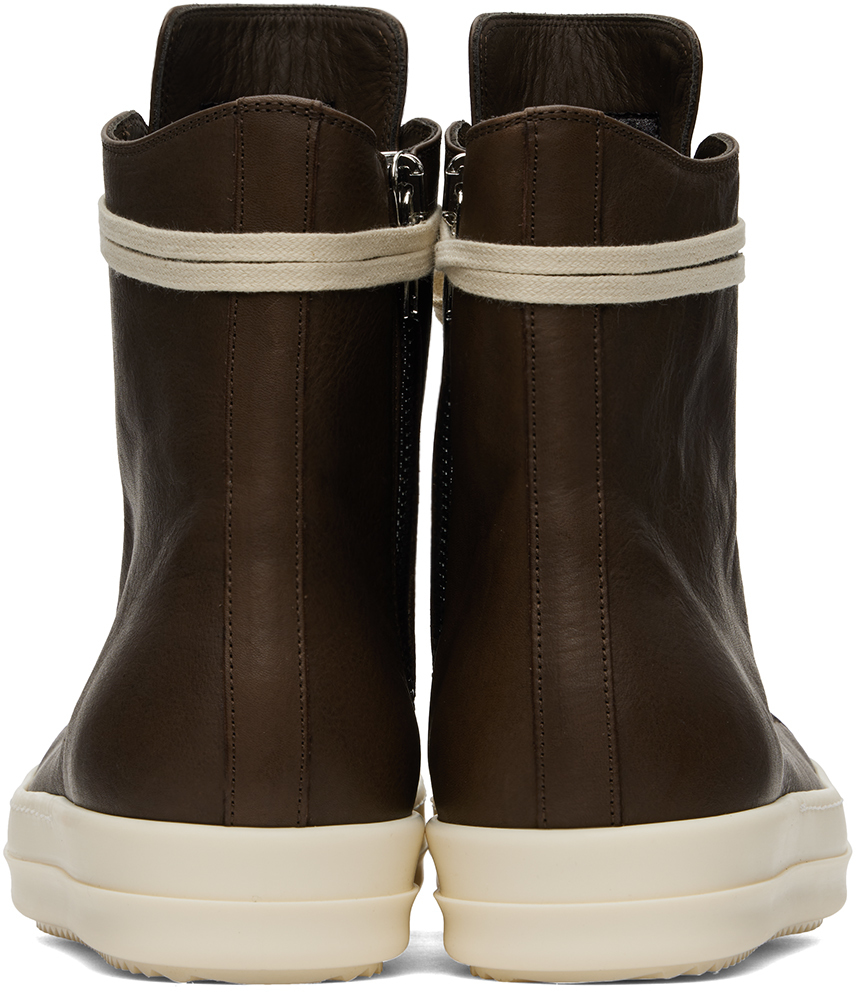 Rick Owens Brown Porterville Sneakers