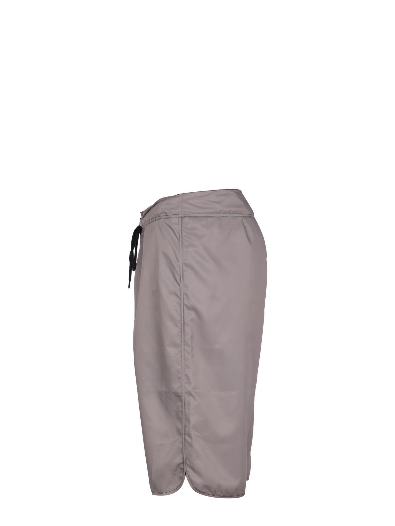 Drawstring knee-length swim shorts