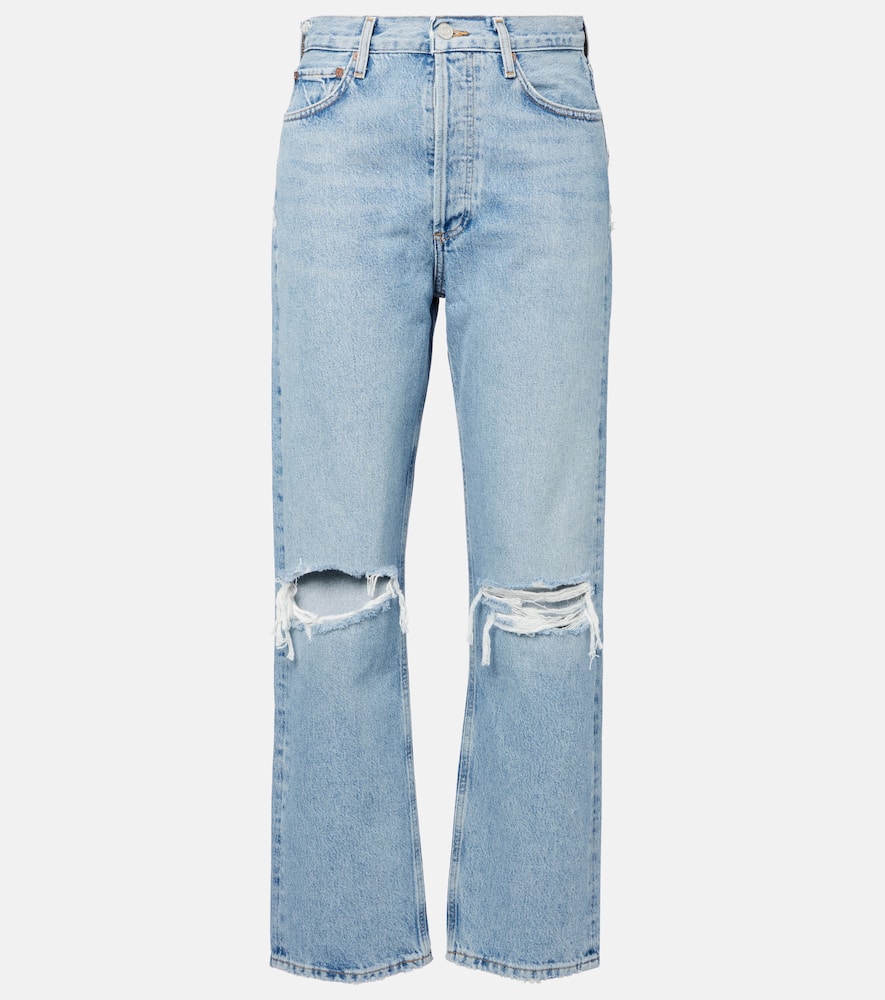 ‘90s mid-rise straight jeans