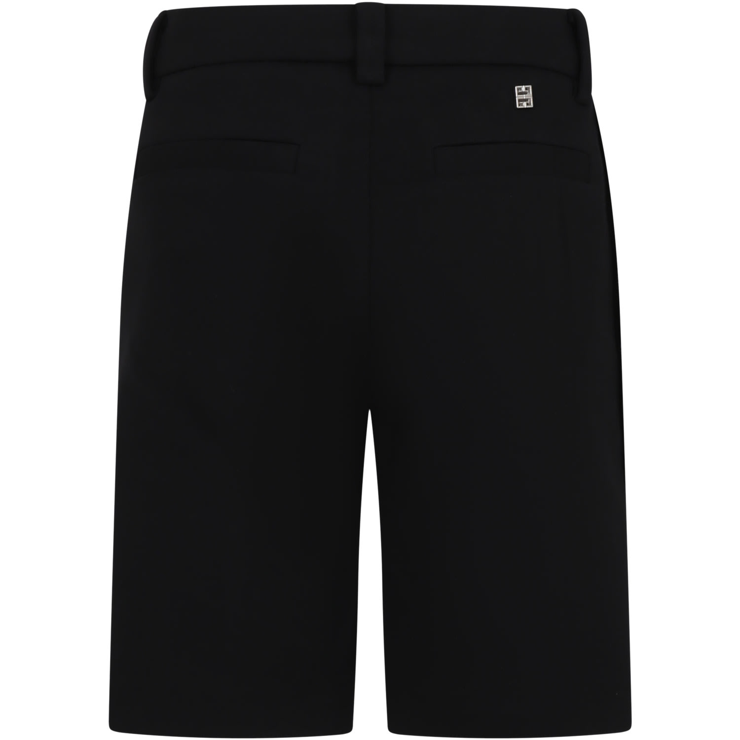 Black Shorts For Boy With Logo