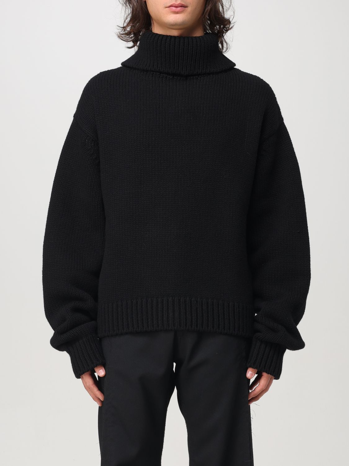 Roll-neck sweater - Black