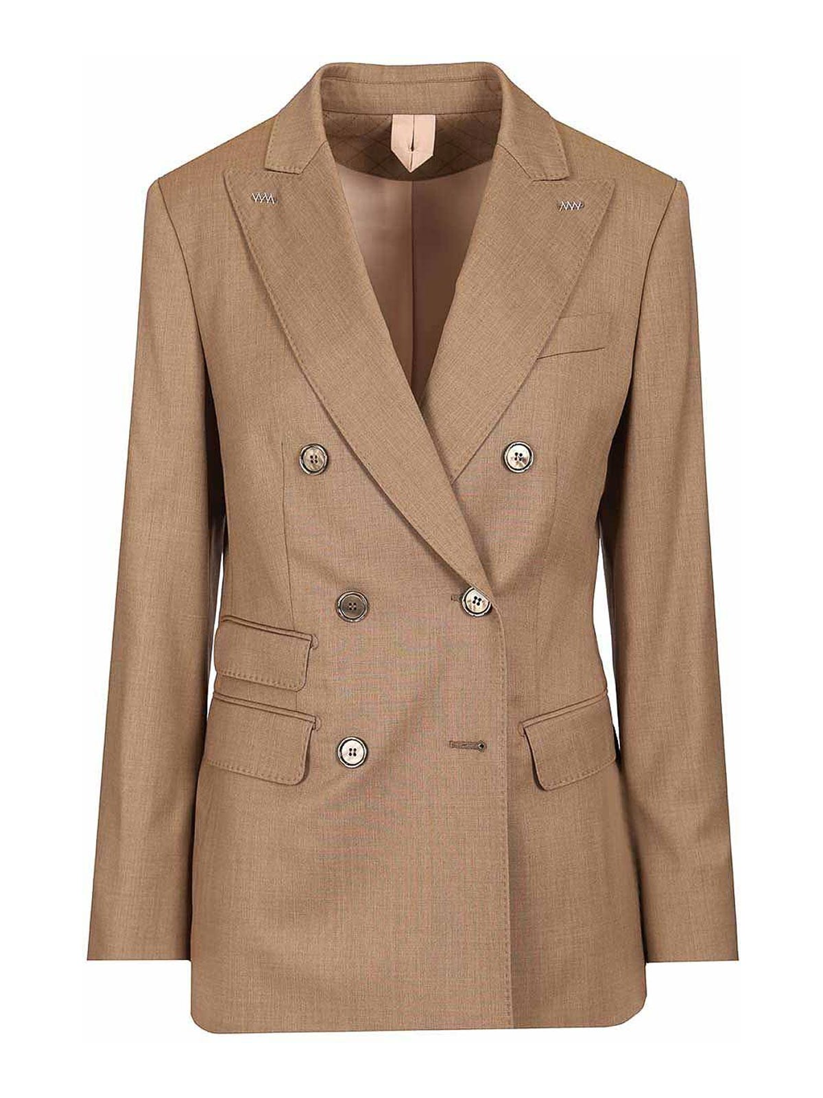 Double-Breasted Wool Twill Blazer Cupola