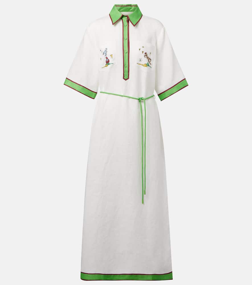 Alémais Play linen polo dress